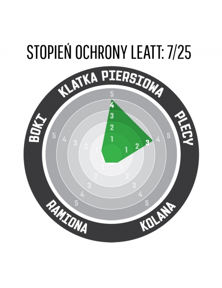 Buzer juniorski Leatt Chest Protector 3.5 Junior Black/Red