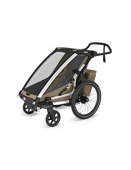 Przyczepka sportowo rowerowa Thule Chariot Cross v. 2 Single Faded Khaki (1-osobowa)