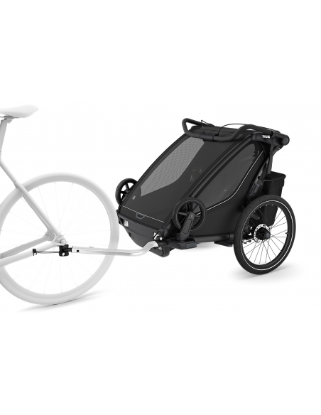 Przyczepka sportowo rowerowa Thule Chariot Sport v. 2 Double Black (2-osobowa)