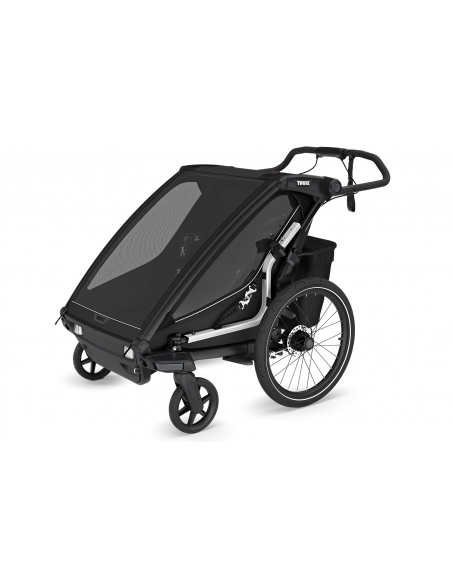 Przyczepka sportowo rowerowa Thule Chariot Sport v. 2 Double Black (2-osobowa)