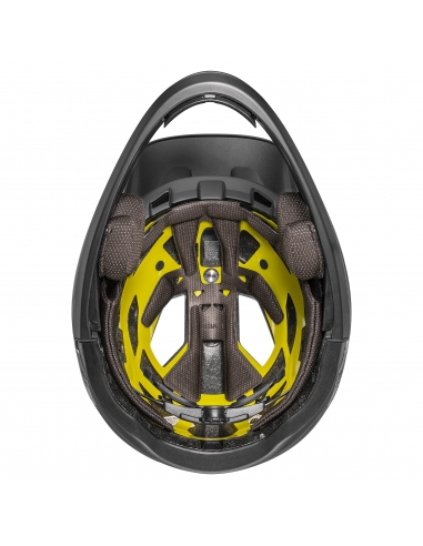 Kask rowerowy full face Uvex Revolt MIPS Oak Brown-Orange Mat (odpinana garda)