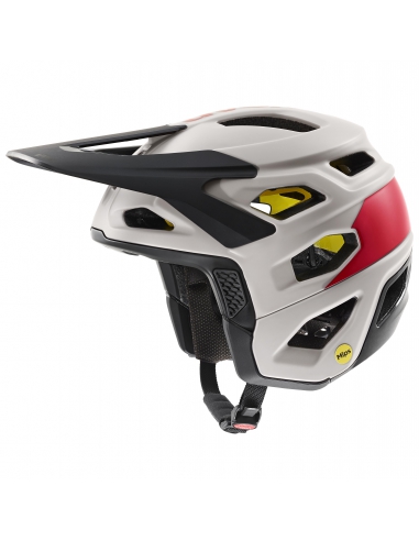 Kask rowerowy full face Uvex Revolt MIPS Oak Brown-Red Mat (odpinana garda)
