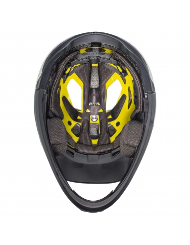 Kask rowerowy full face Uvex Revolt MIPS Oak Brown-Red Mat (odpinana garda)