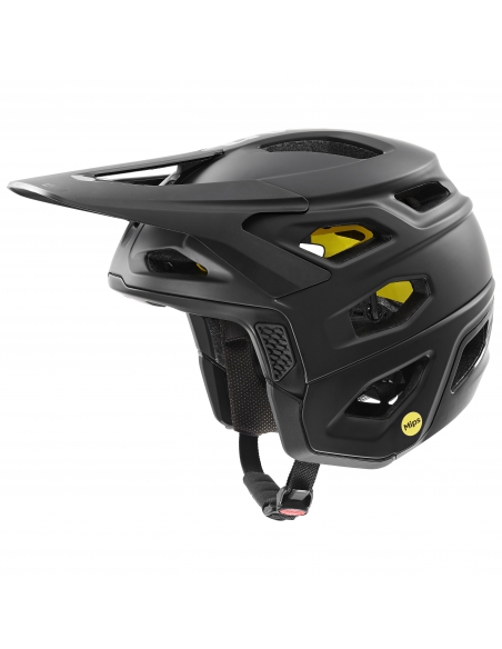 Kask rowerowy full face Uvex Revolt MIPS All Black Mat (odpinana garda)