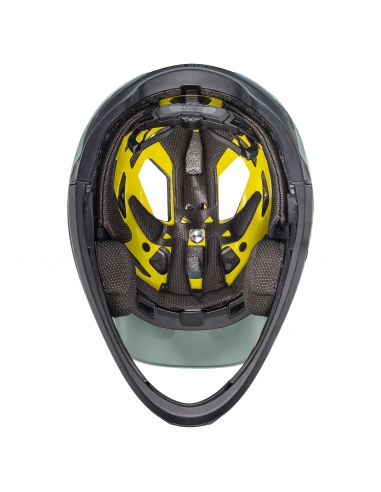 Kask rowerowy full face Uvex Revolt MIPS Moss-Black Mat (odpinana garda)
