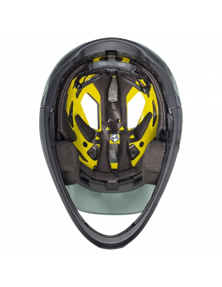 Kask rowerowy full face Uvex Revolt MIPS Moss-Black Mat (odpinana garda)
