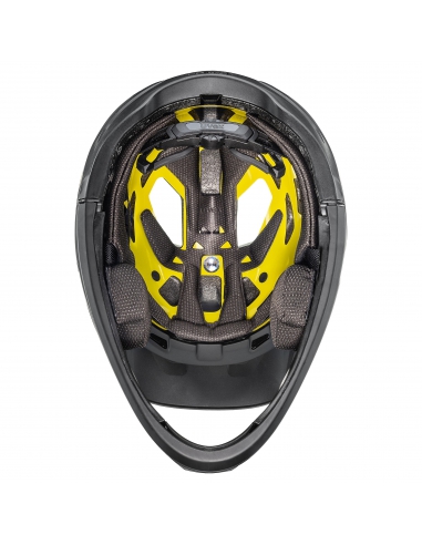 Kask rowerowy full face Uvex Revolt MIPS All Black Mat (odpinana garda)