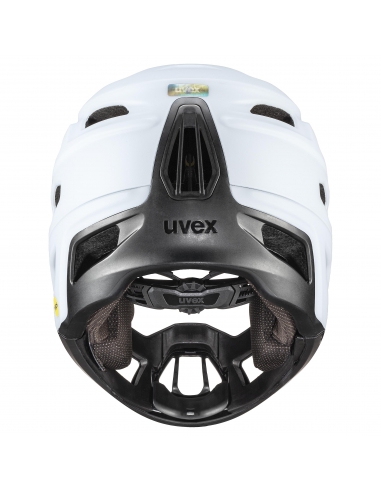 Kask rowerowy full face Uvex Revolt MIPS Cloud-Black Mat (odpinana garda)
