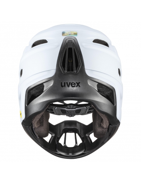 Kask rowerowy full face Uvex Revolt MIPS Cloud-Black Mat (odpinana garda)