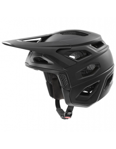 Kask rowerowy full face Uvex Revolt All Black Mat (odpinana garda)