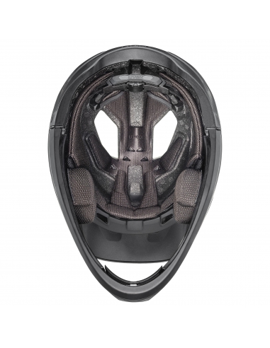 Kask rowerowy full face Uvex Revolt All Black Mat (odpinana garda)