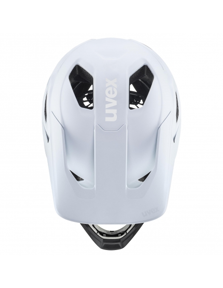 Kask rowerowy full face Uvex Revolt Cloud-Black Mat (odpinana garda)