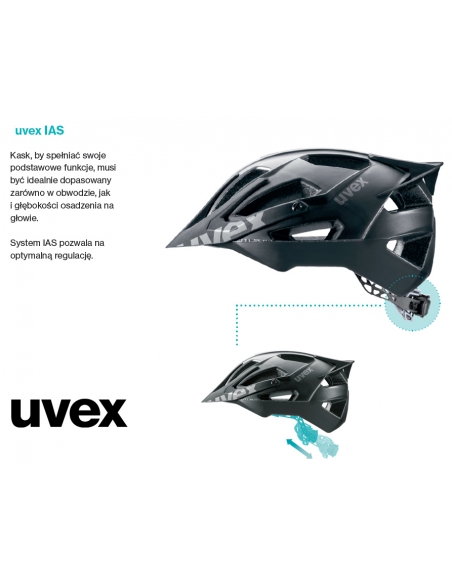 Kask dziecięcy Uvex Hlmt 4 Reflexx Powder (lampka, odblaskowe naklejki)