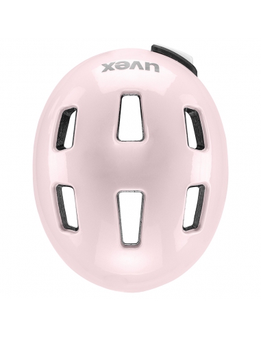 Kask dziecięcy Uvex Hlmt 4 Reflexx Powder (lampka, odblaskowe naklejki)