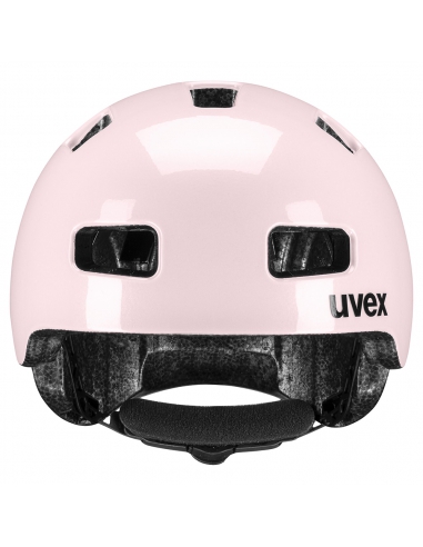 Kask dziecięcy Uvex Hlmt 4 Reflexx Powder (lampka, odblaskowe naklejki)