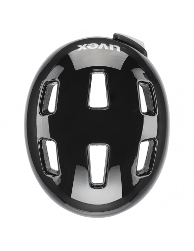 Kask dziecięcy Uvex HLMT 4 Reflexx Black (lampka, odblaskowe naklejki)