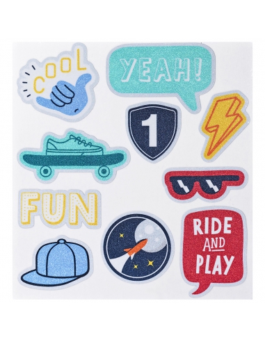 Kask dziecięcy Uvex HLMT 4 Reflexx Black (lampka, odblaskowe naklejki)