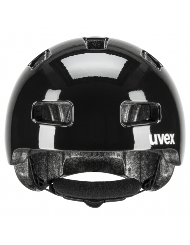 Kask dziecięcy Uvex HLMT 4 Reflexx Black (lampka, odblaskowe naklejki)