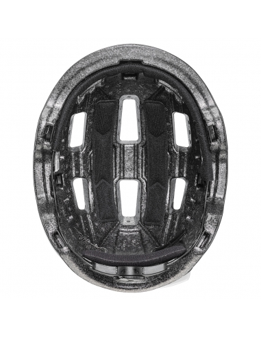 Kask dziecięcy Uvex HLMT 4 Reflexx Black (lampka, odblaskowe naklejki)