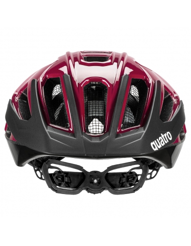 Kask rowerowy Uvex Quatro Ruby Red-Black