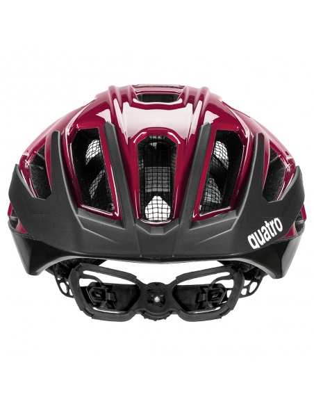 Kask rowerowy Uvex Quatro Ruby Red-Black