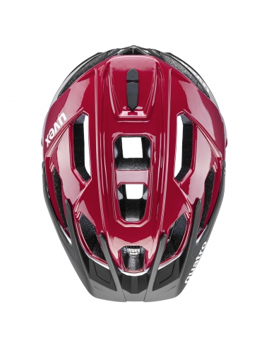 Kask rowerowy Uvex Quatro Ruby Red-Black