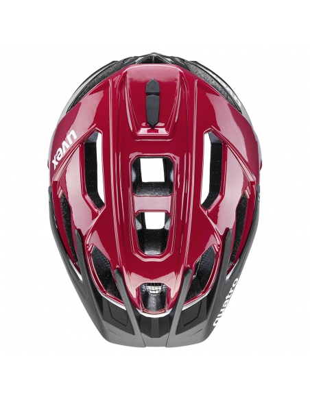 Kask rowerowy Uvex Quatro Ruby Red-Black