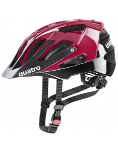 Kask rowerowy Uvex Quatro Ruby Red-Black