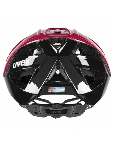 Kask rowerowy Uvex Quatro Ruby Red-Black