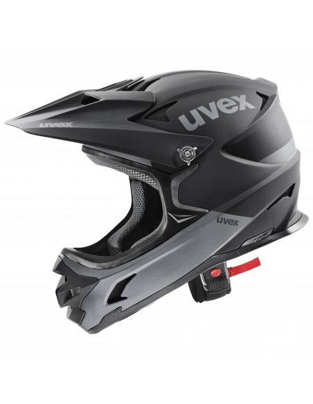 Kask rowerowy full face Uvex HLMT 10 Black-Grey Mat