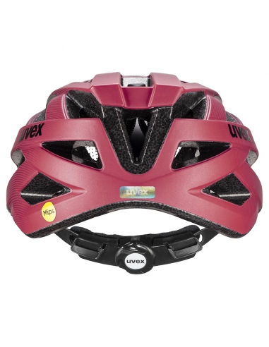 Kask rowerowy Uvex I-vo CC MIPS Black-Red Mat