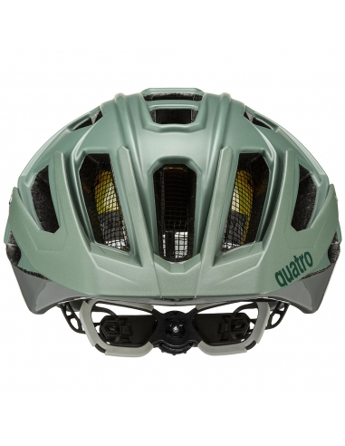 Kask rowerowy Uvex Quatro CC MIPS Moss Green - Rhino Mat