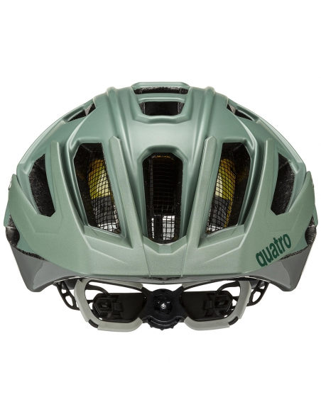 Kask rowerowy Uvex Quatro CC MIPS Moss Green - Rhino Mat