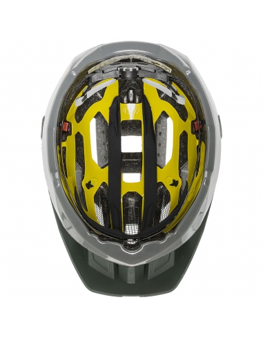 Kask rowerowy Uvex Quatro CC MIPS Moss Green - Rhino Mat