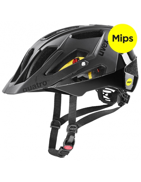Kask rowerowy Uvex Quatro CC MIPS Black Mat