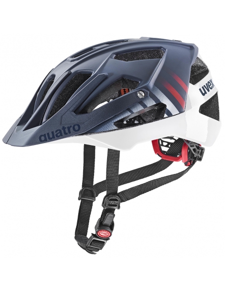 Kask rowerowy Uvex Quatro CC Deep Space - White Mat