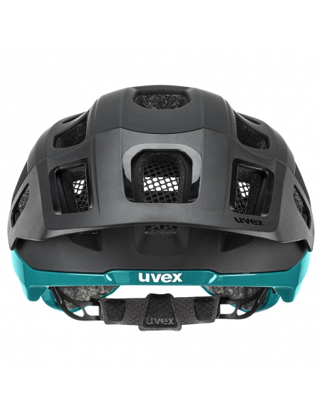 Kask rowerowy Uvex React Black-Teal Mat