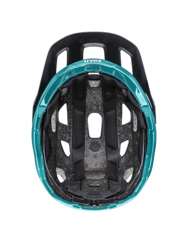 Kask rowerowy Uvex React Black-Teal Mat