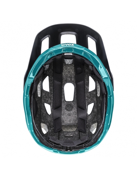 Kask rowerowy Uvex React Black-Teal Mat