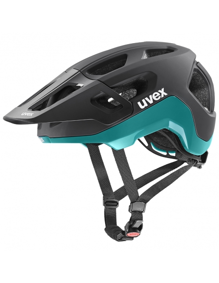 Kask rowerowy Uvex React Black-Teal Mat