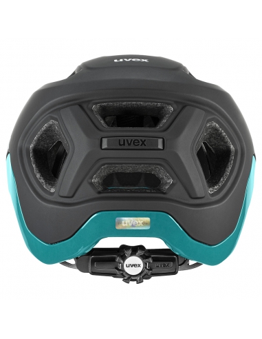 Kask rowerowy Uvex React Black-Teal Mat