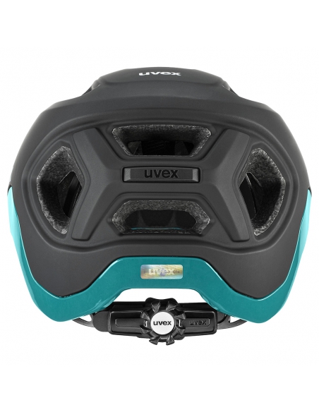 Kask rowerowy Uvex React Black-Teal Mat