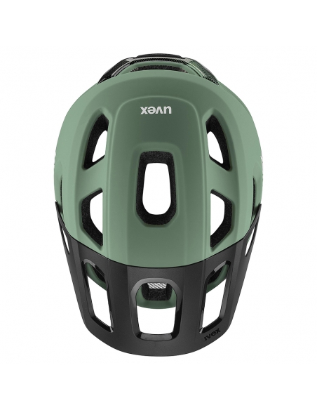 Kask rowerowy Uvex React MIPS Moss Green-Black Mat