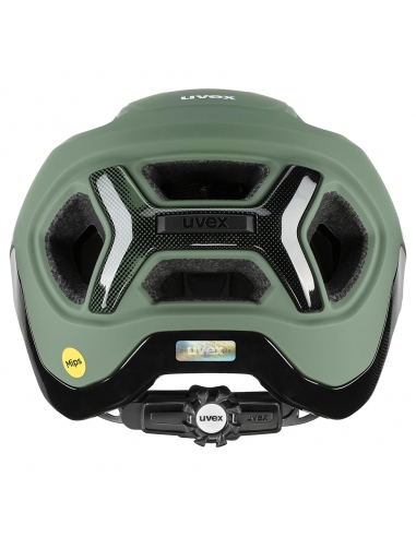 Kask rowerowy Uvex React MIPS Moss Green-Black Mat