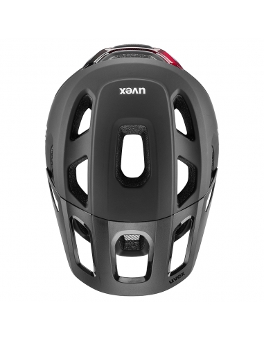 Kask rowerowy Uvex React MIPS Black-Ruby Red Mat