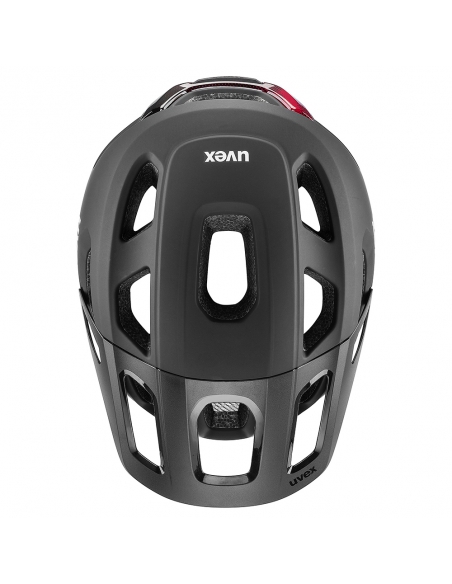 Kask rowerowy Uvex React MIPS Black-Ruby Red Mat