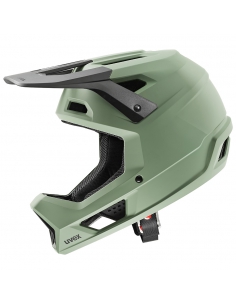 Kask rowerowy full face Uvex Ravage Moss Green - Black Mat