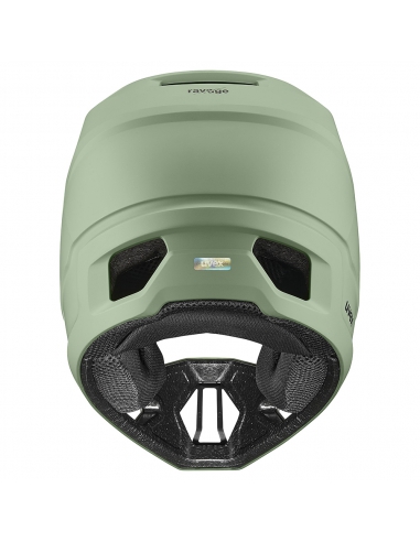 Kask rowerowy full face Uvex Ravage Moss Green - Black Mat