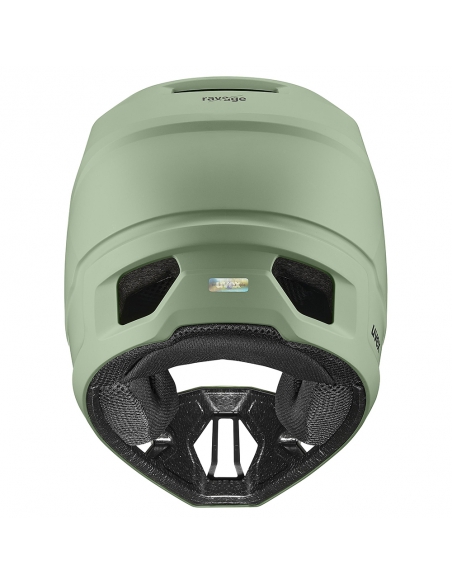 Kask rowerowy full face Uvex Ravage Moss Green - Black Mat