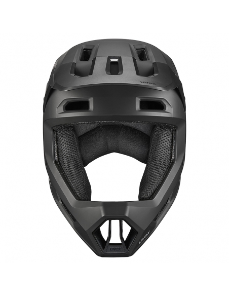 Kask rowerowy full face Uvex Ravage Black - Rhino Mat